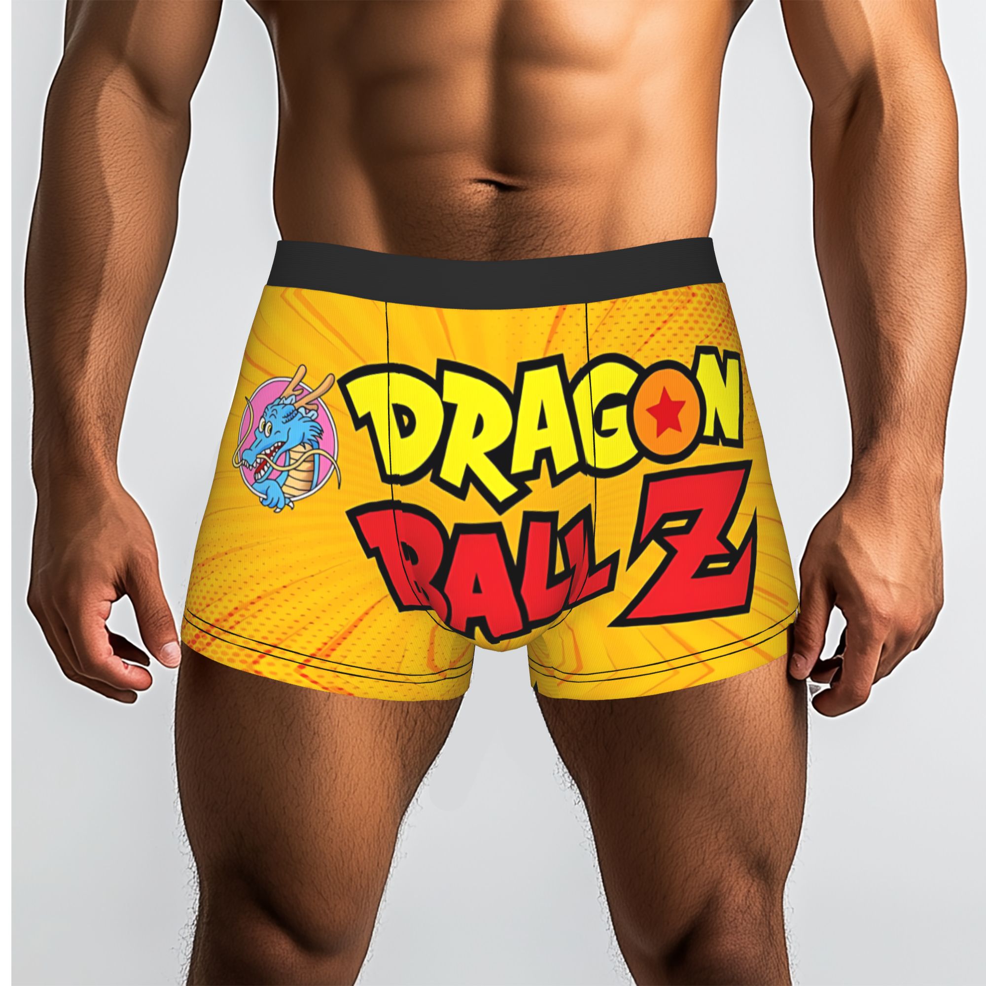 Men'S Fashion Videos - Celana Boxer Tema Gaya Manga Dragon
