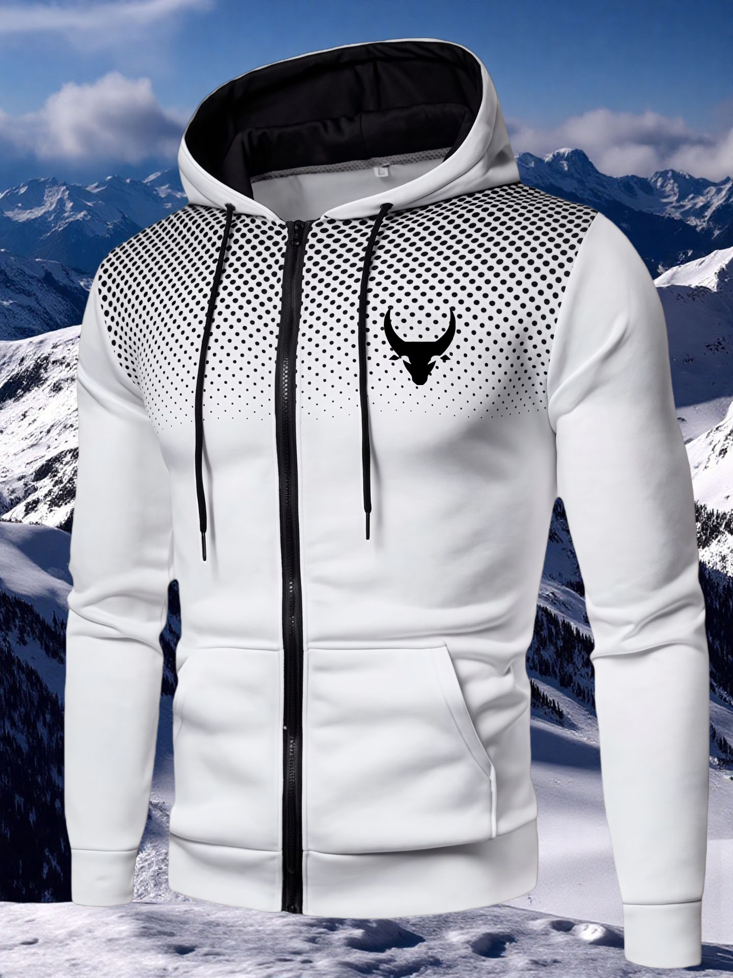 Mens Fashion Zip Up Hoodies - Jaket Hoodie Pria Warna Polos, Model