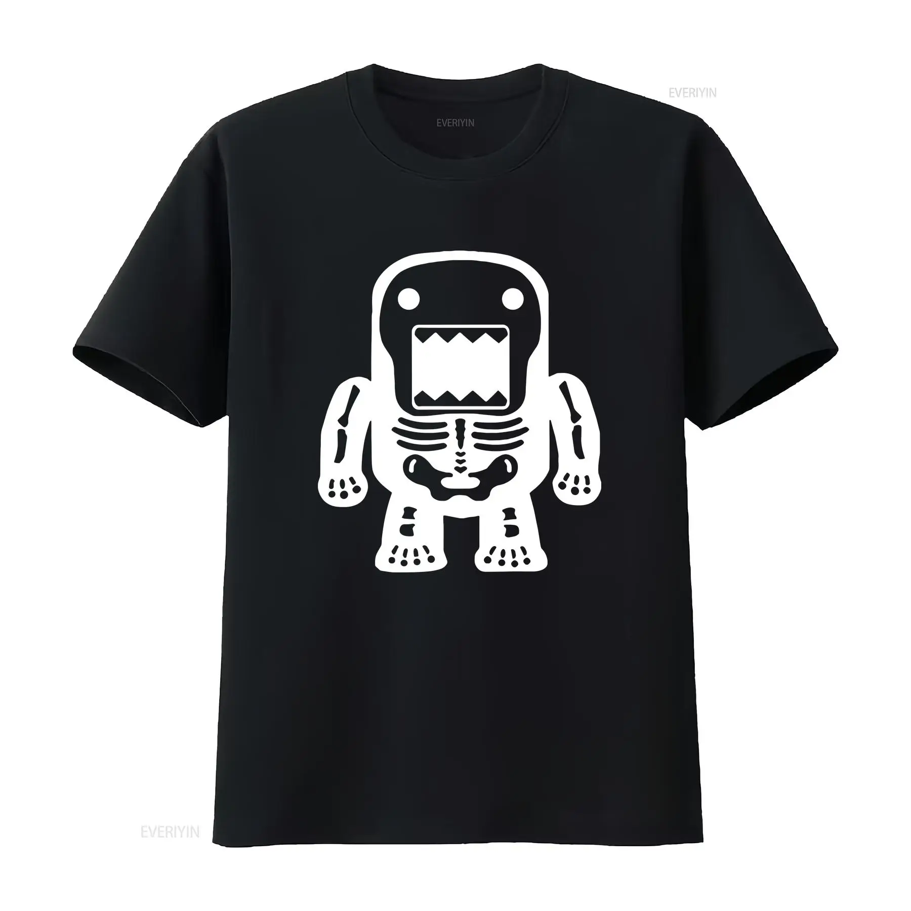 Men'S Fashion X - Kaos X Ray Domo Kun Hitam