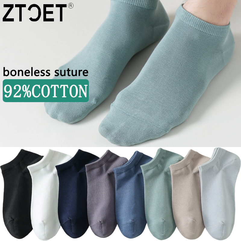 Socks Ankle Men - Kaus Kaki Pria Katun, Model Pendek,