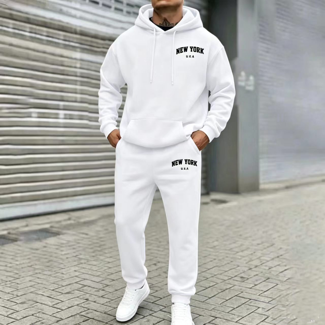 Usa New York City Prints Sweat - Men'S Fashion New York ulasan dan harga