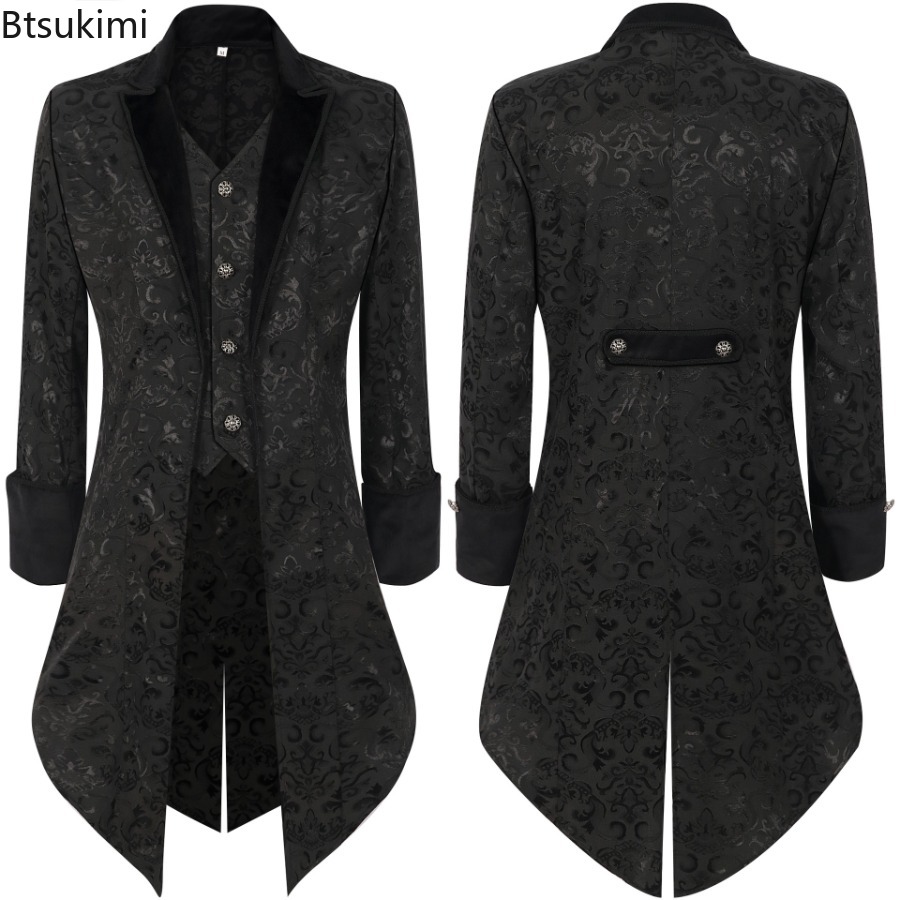 Jaket Tailcoat Pria Bergaya St - Men'S Fashion Videos ulasan dan harga