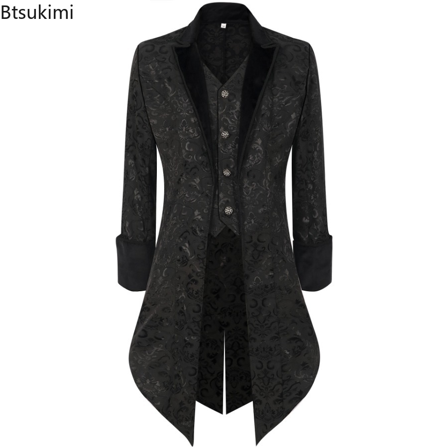 Jaket Tailcoat Pria Bergaya St - Men'S Fashion Videos ulasan dan harga