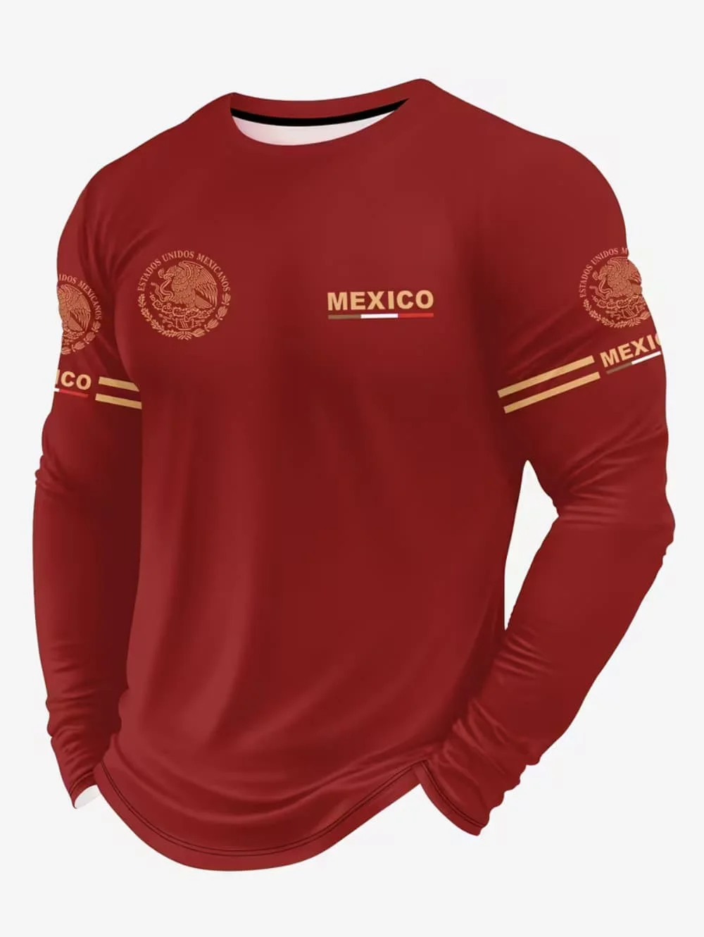 Kaos Pria Motif Elang Meksiko, - Men'S Fashion T Shirts ulasan dan harga