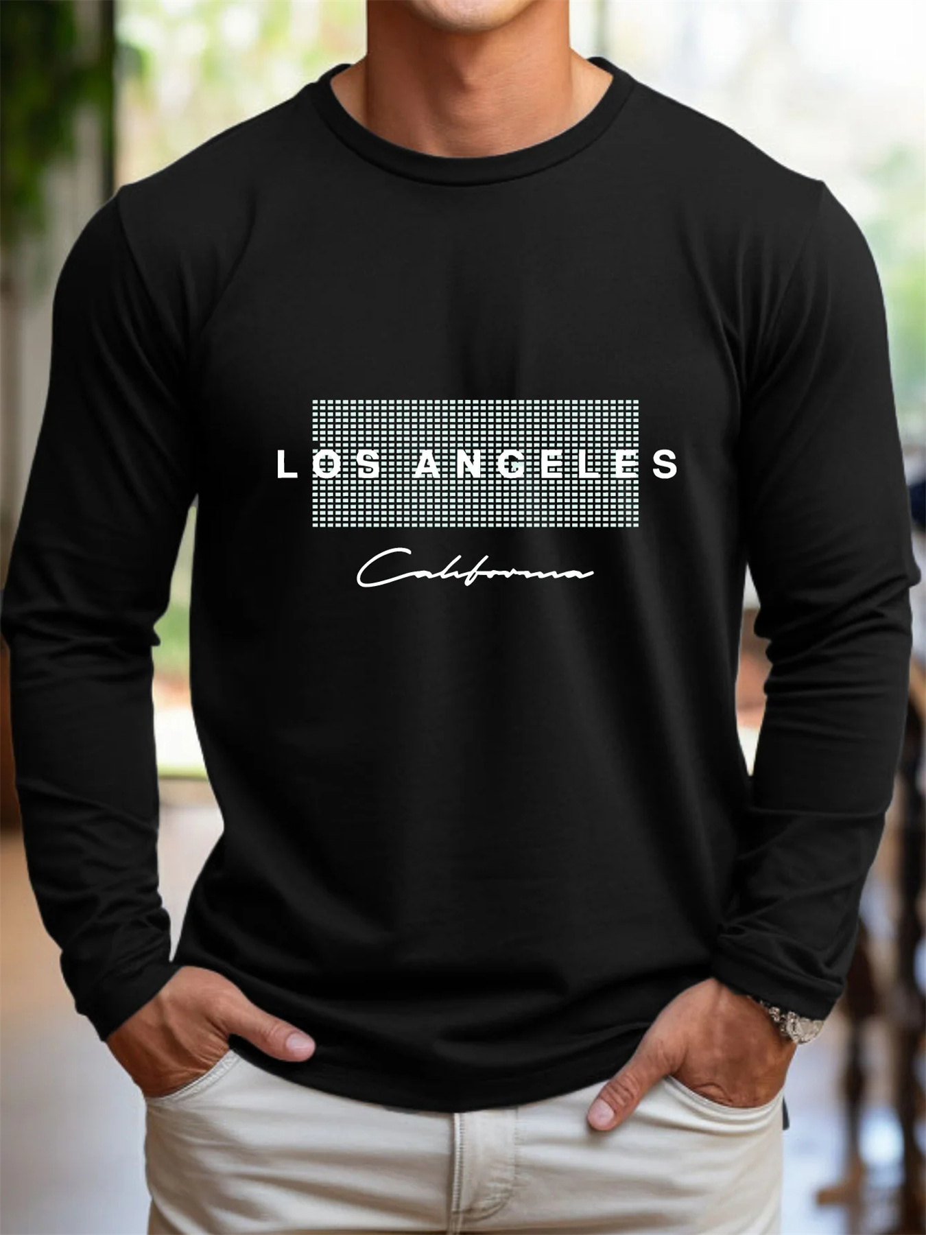 Kaos lengan panjang pria berba - Men'S Fashion T Shirts ulasan dan harga