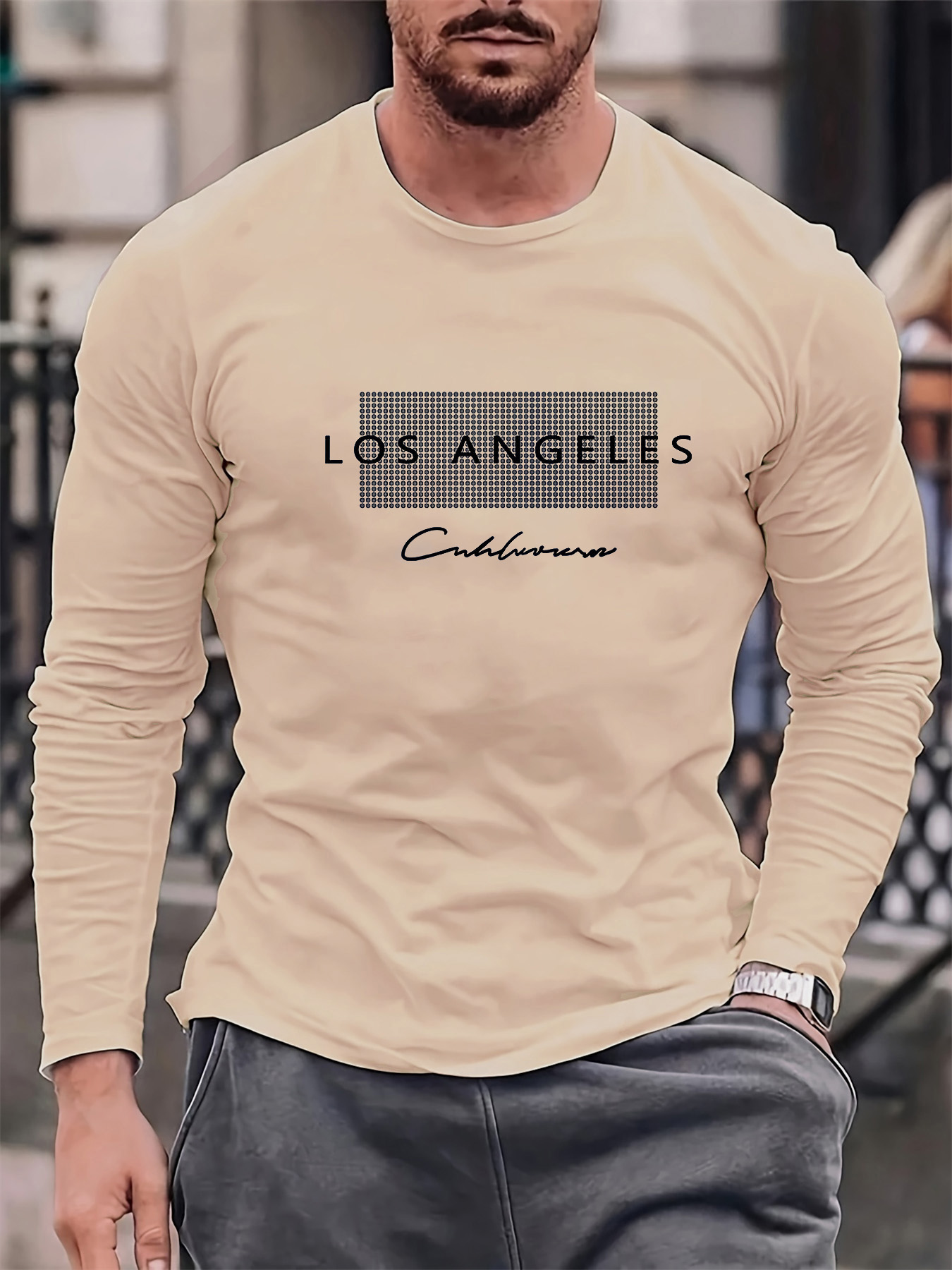 Kaos lengan panjang pria berba - Men'S Fashion T Shirts ulasan dan harga