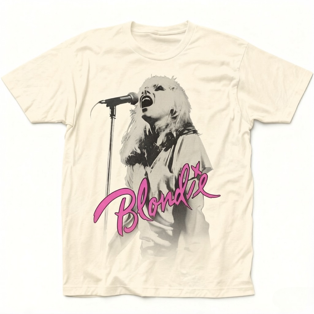 Ruck Band Blondie Tour 1977 Ka - Poster Men Fashion ulasan dan harga