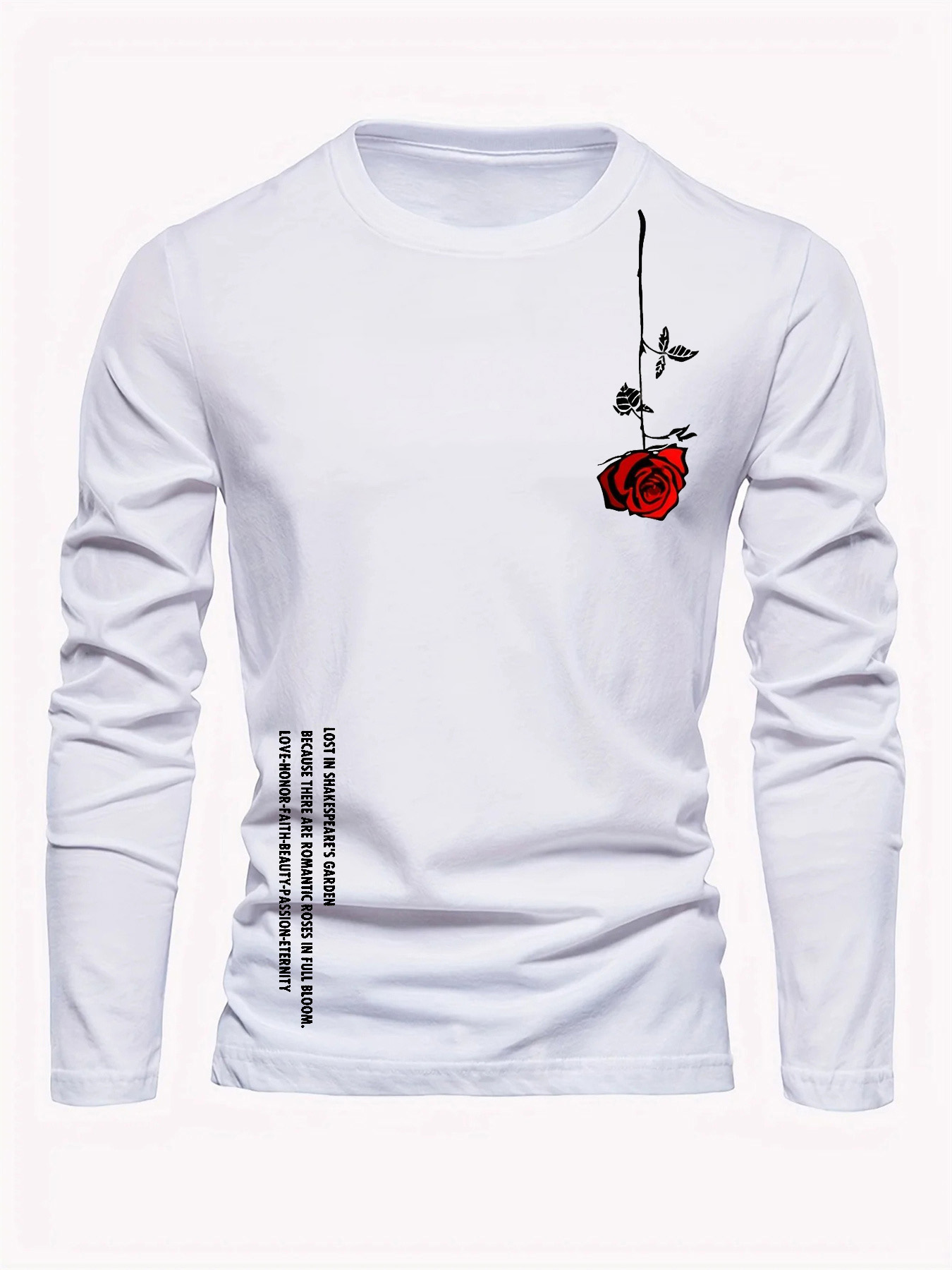 Kaos Lengan Panjang Katun Murn - Men'S Fashion T Shirts ulasan dan harga