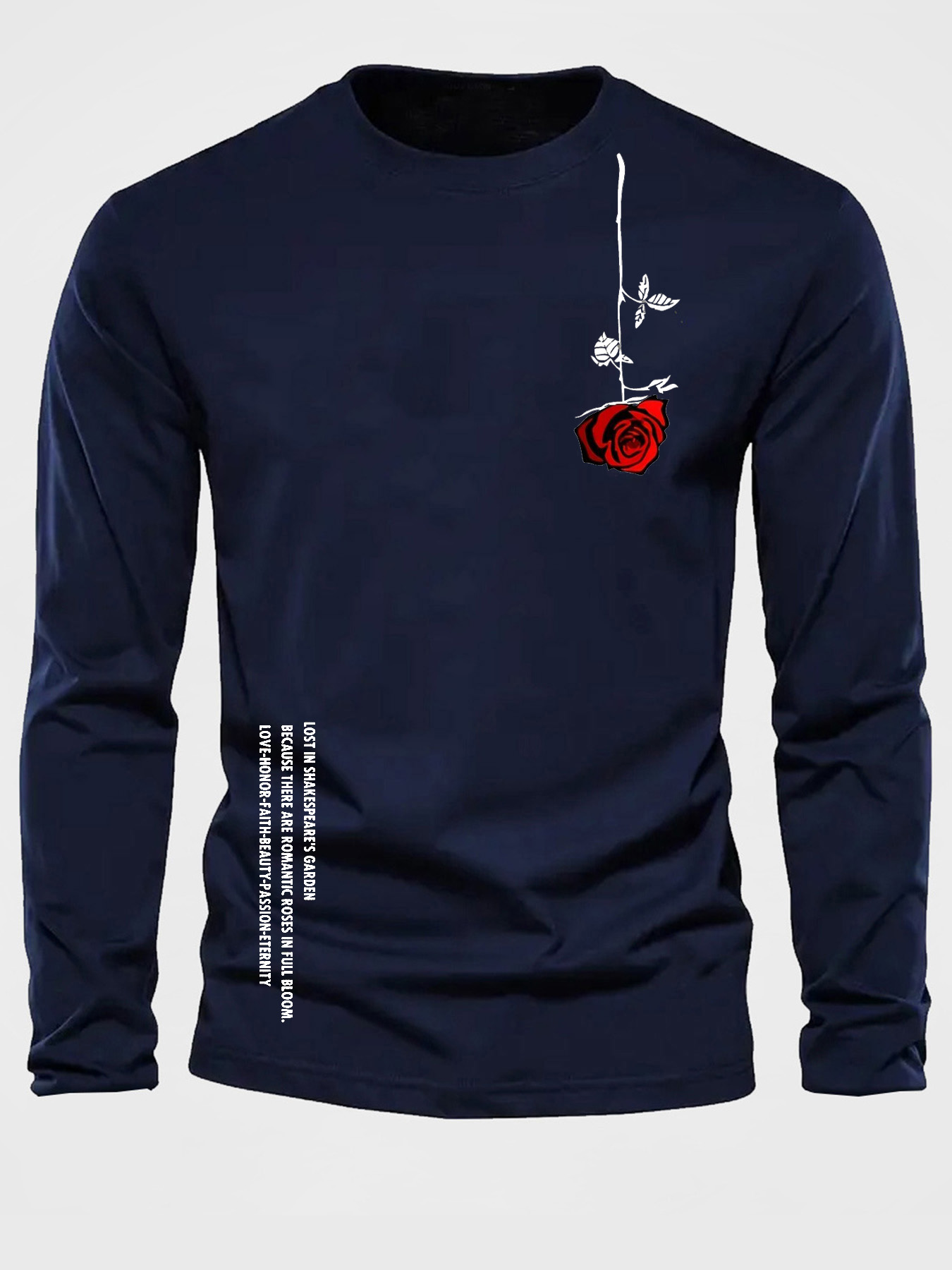 Kaos Lengan Panjang Katun Murn - Men'S Fashion T Shirts ulasan dan harga