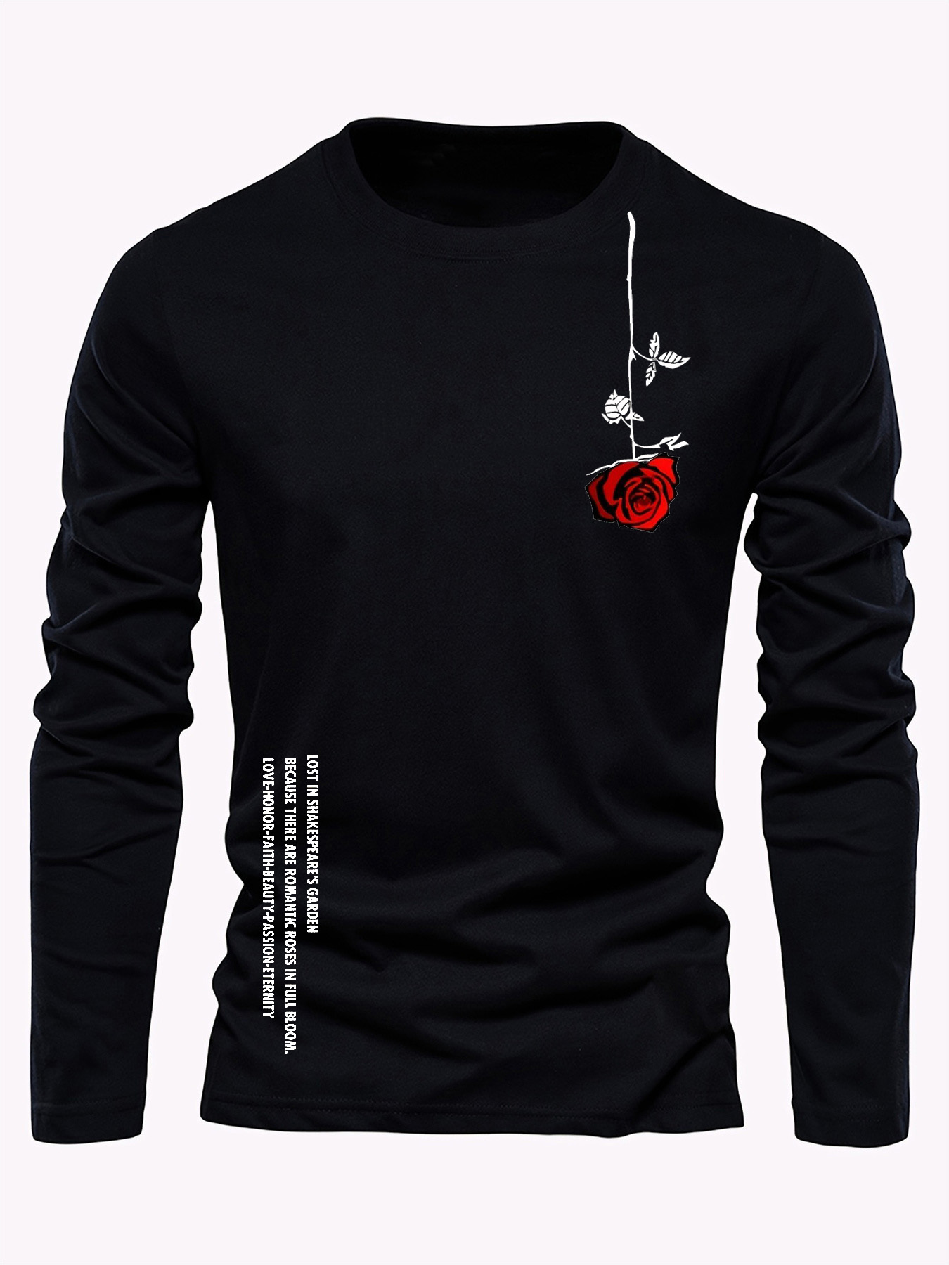 Kaos Lengan Panjang Katun Murn - Men'S Fashion T Shirts ulasan dan harga