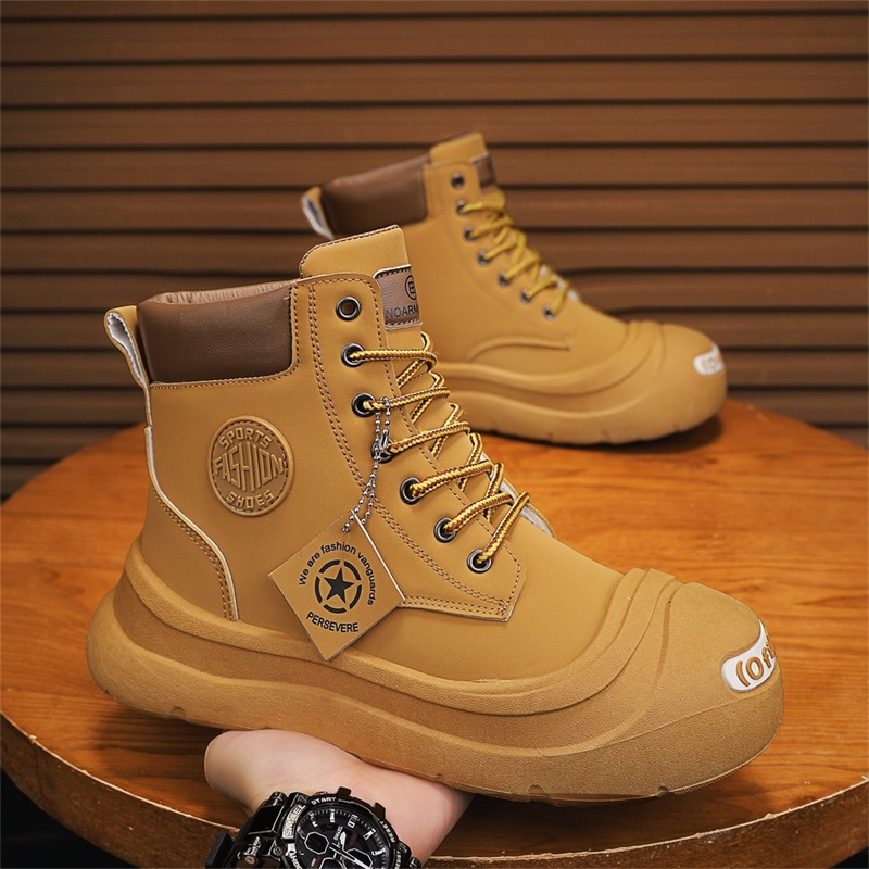 Sepatu Boots Pendek Modis dan  - Mens Fashion Trainers ulasan dan harga