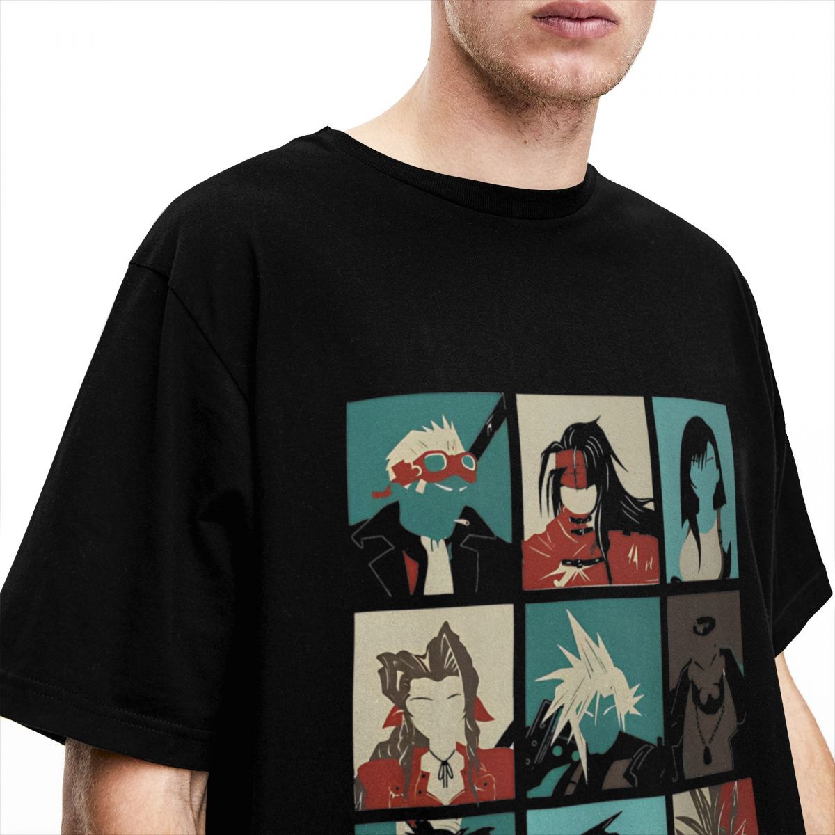 Fantasy Final 7 T-Shirt Poster - Poster Men Fashion ulasan dan harga