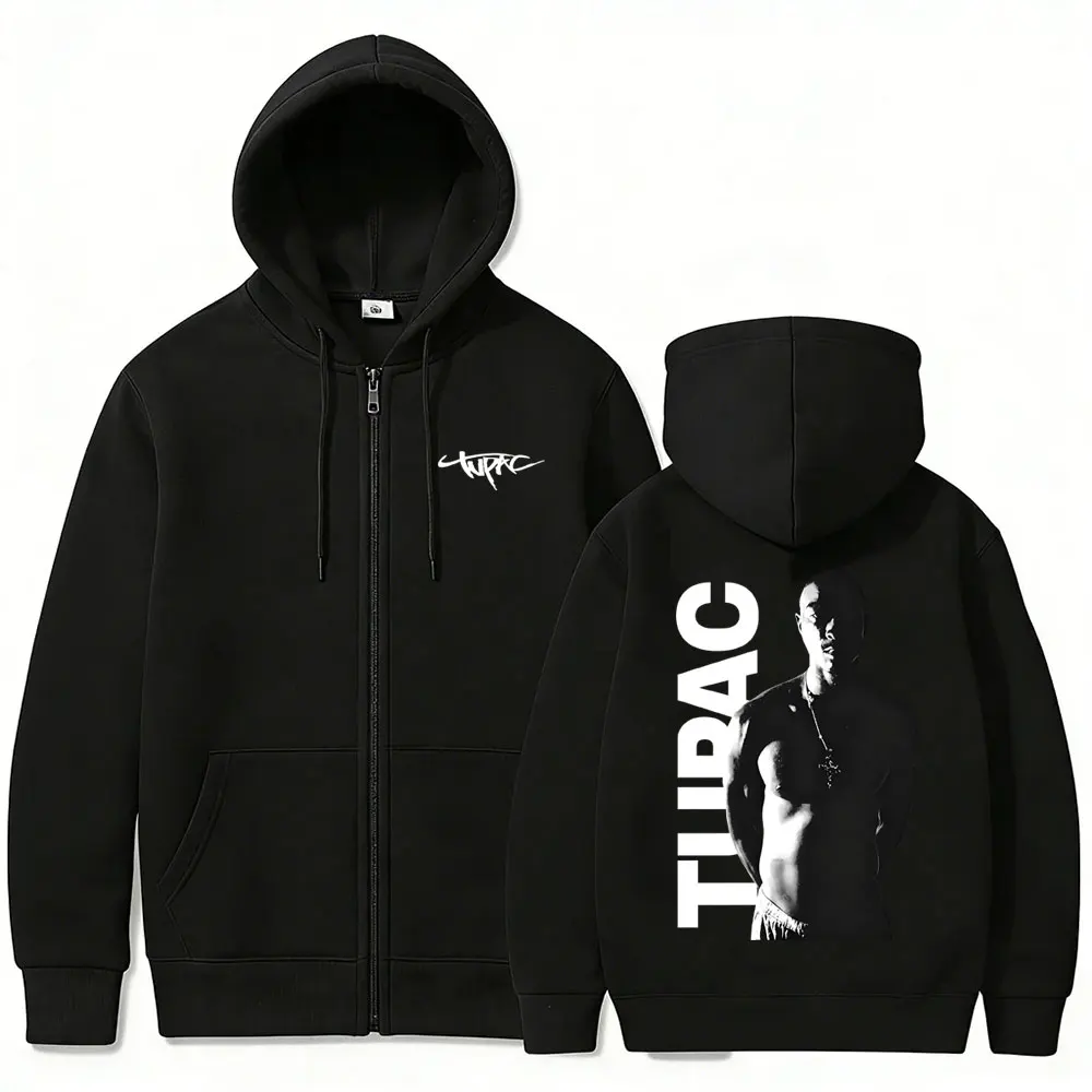 Jaket Hoodie Ritsleting Rapper - Mens Fashion Zip Up Hoodies ulasan dan harga